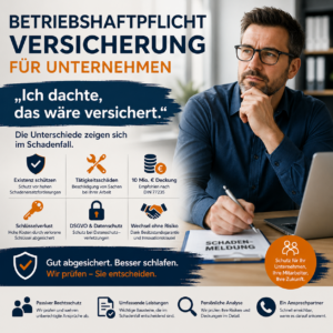 Mehr über den Artikel erfahren Betriebshaftpflichtversicherung für Unternehmen