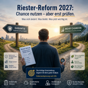Mehr über den Artikel erfahren Riester-Reform 2027